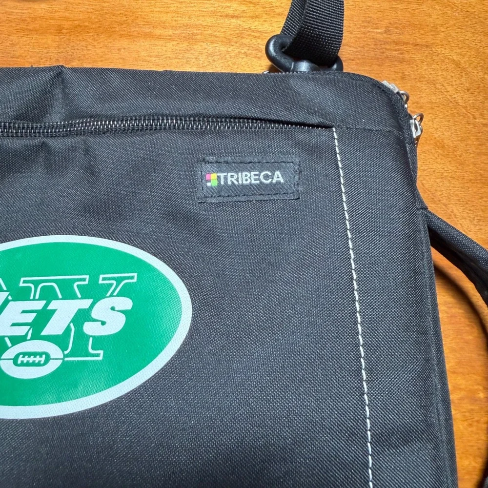 Tribeca Laptop Tablet Bag Unisex OS Black NY Jets NFL Messenger Crossbody